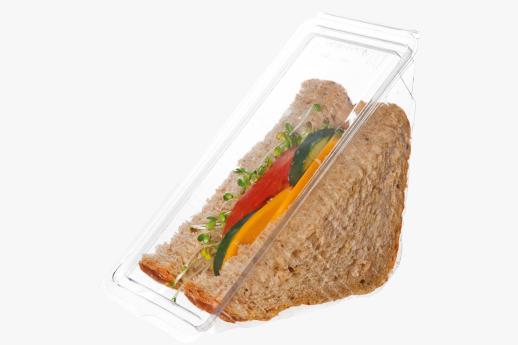 Sandwich Wedge Container 75mm (3in)