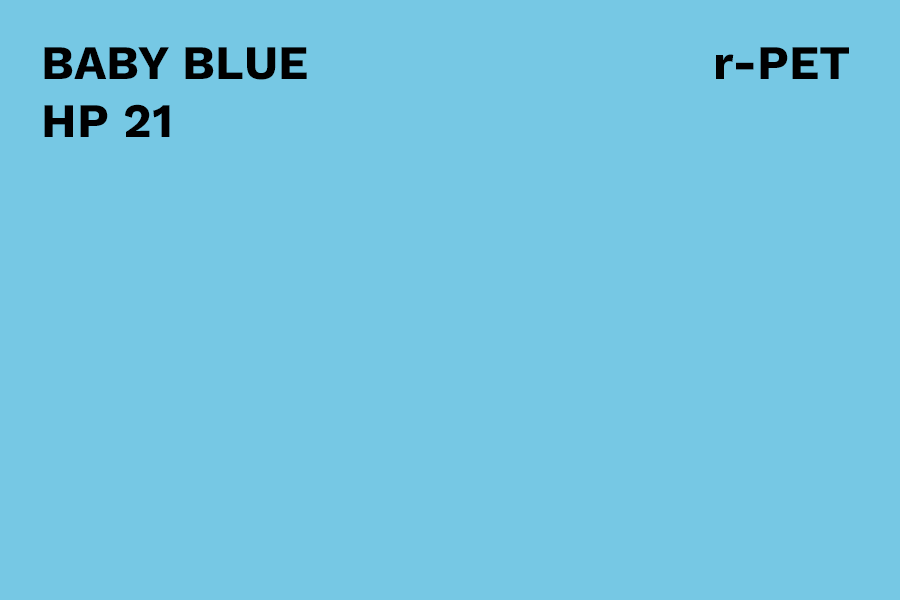 Baby Blue HP21 rPET