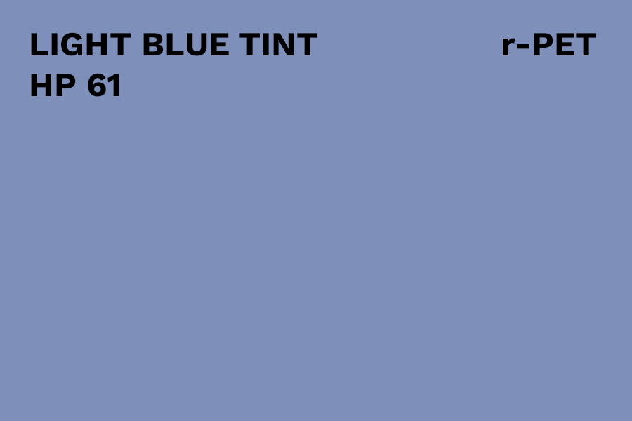 Light Blue Tint HP61 rPET