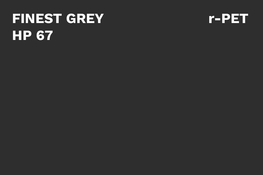 Finest Grey HP67 rPET